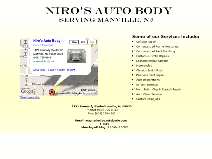 www.nirosautobody.net