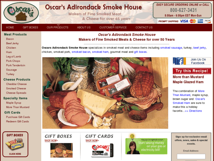 www.oscarssmokedmeats.com
