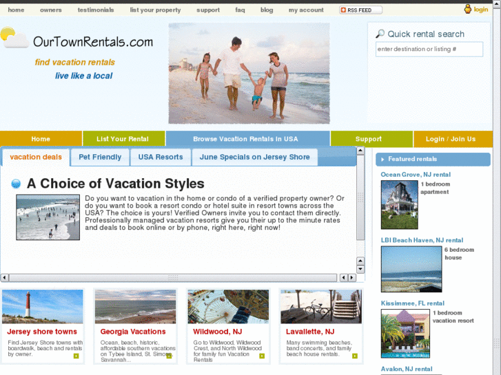 www.ourtownrentals.com