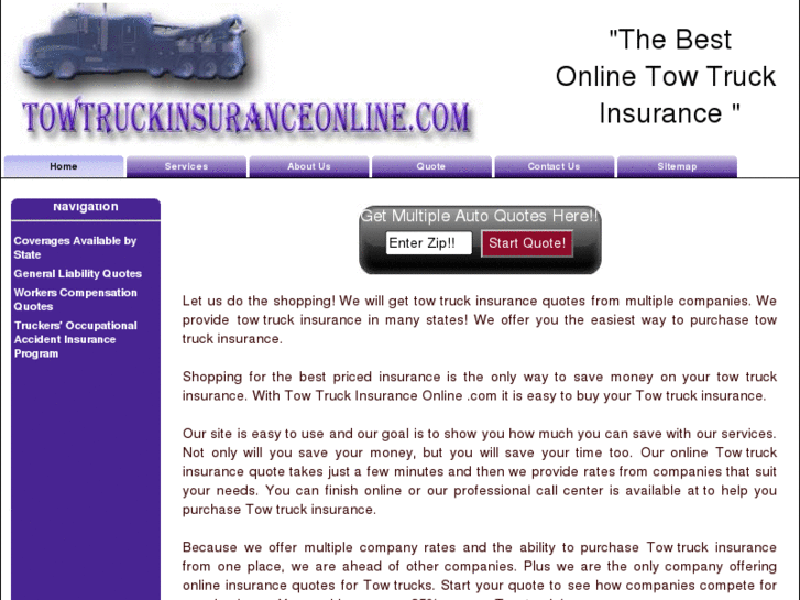 www.towtruckinsuranceonline.com