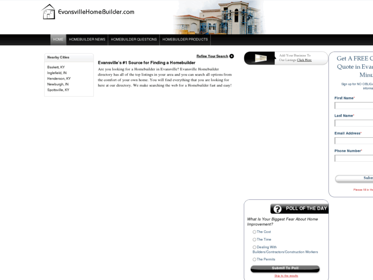 www.evansvillehomebuilder.com