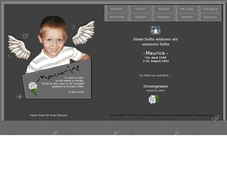 www.gedenkseite-fuer-maurice.de