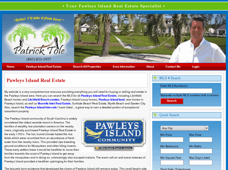 www.pawleysislandproperties.net