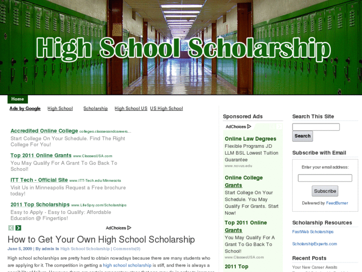 www.highschoolscholarship.net