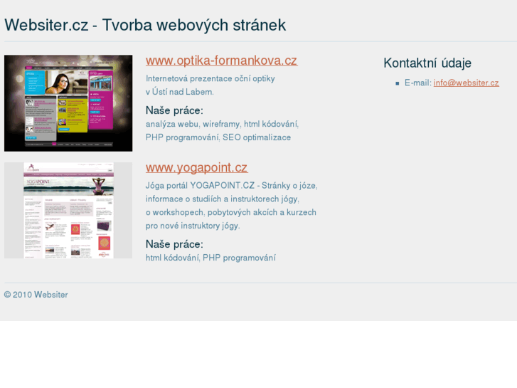 www.websiter.cz