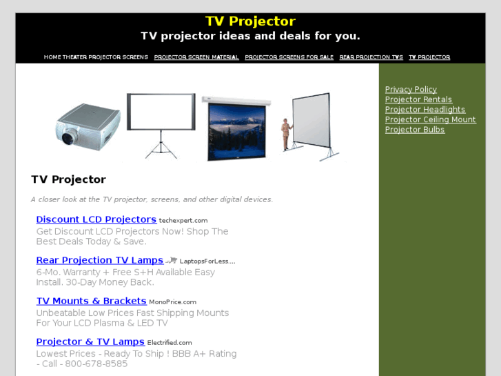 www.tvprojector.org
