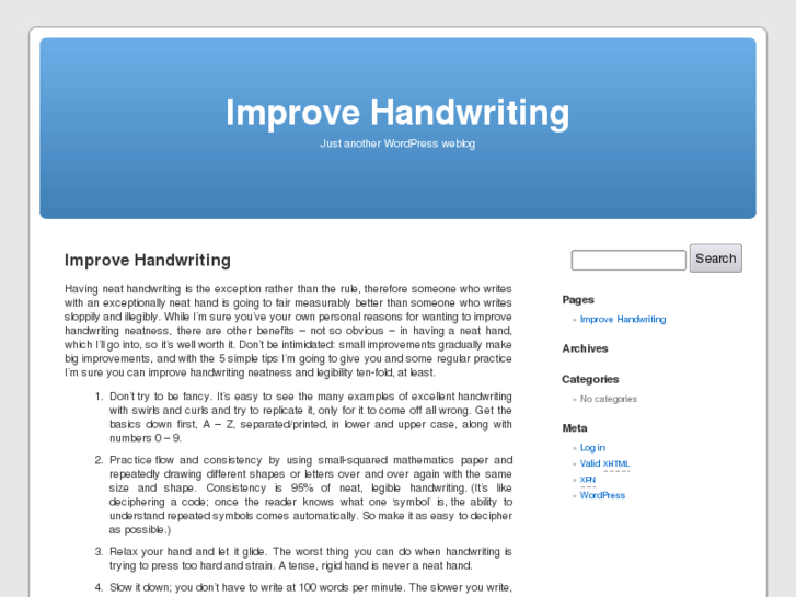 www.improvehandwriting.com