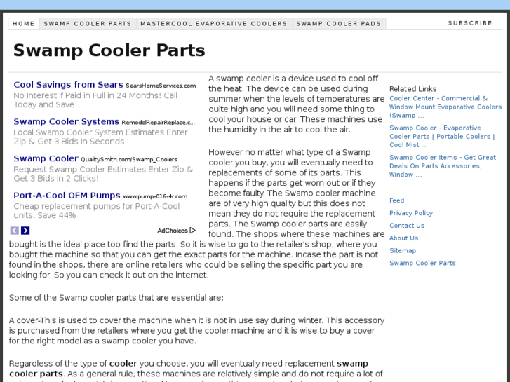 www.swampcoolerparts.info