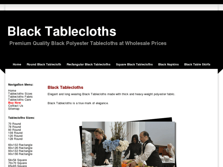www.blacktablecloths.net