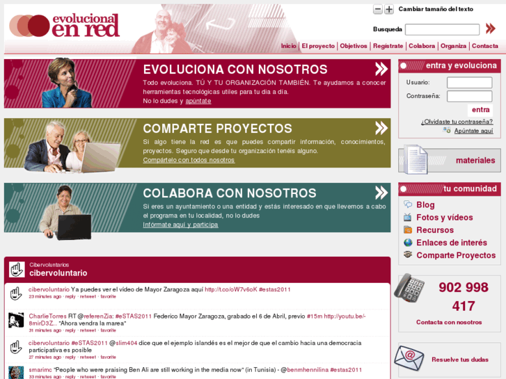 www.evolucionaenred.org