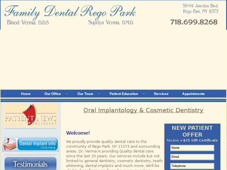 www.familydentalregopark.com