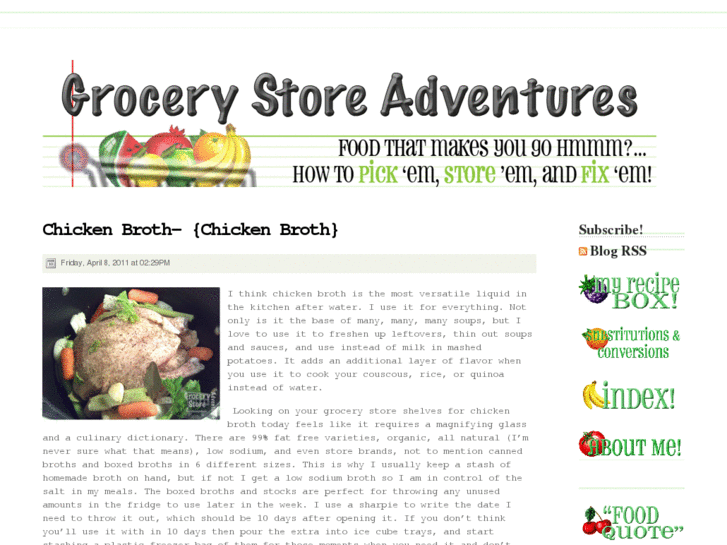 www.grocerystoreadventures.com