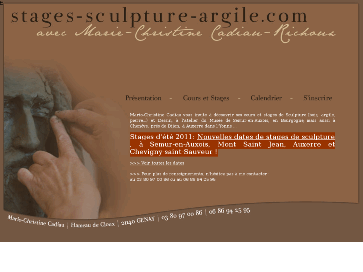 www.stages-sculpture-argile.com