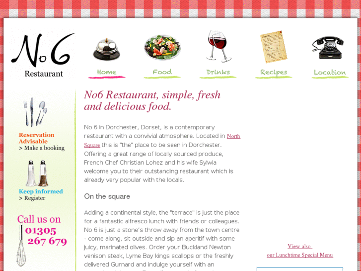 www.no6-restaurant.co.uk