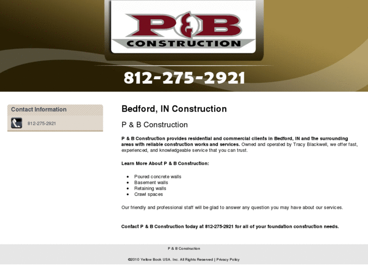 www.pandbconstruction.net