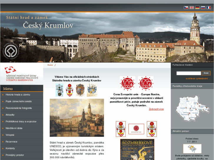 www.zamek-ceskykrumlov.eu