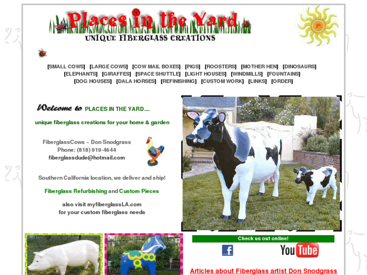 www.fiberglasscows.com