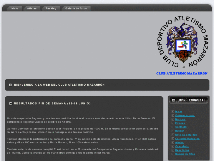 www.atletismomazarron.es