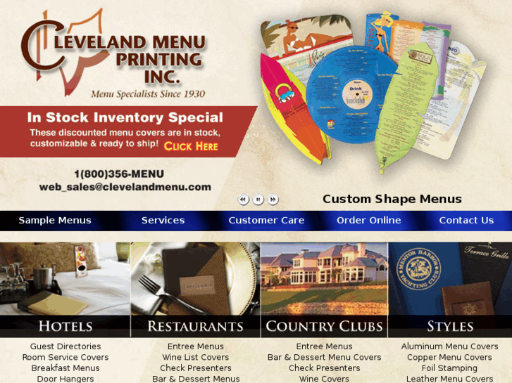 www.clevelandmenu.com