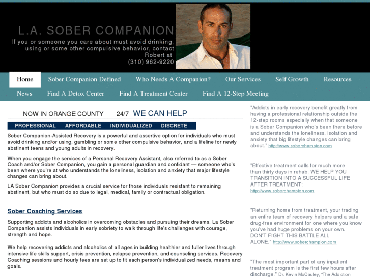www.lasobercompanion.com