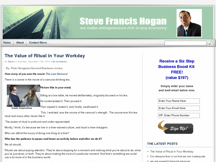 www.stevefrancishogan.com
