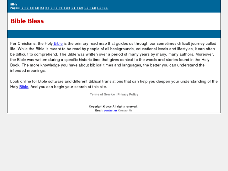 www.biblebless.com