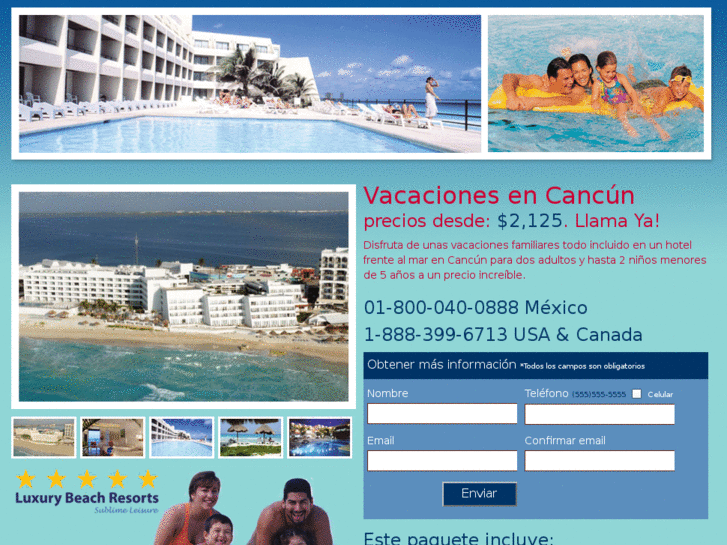www.luxurybeachresorts.com.mx