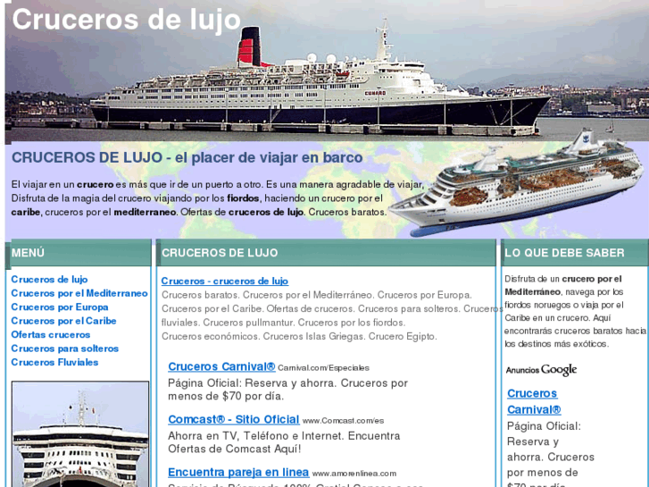 www.crucerosdelujo.com