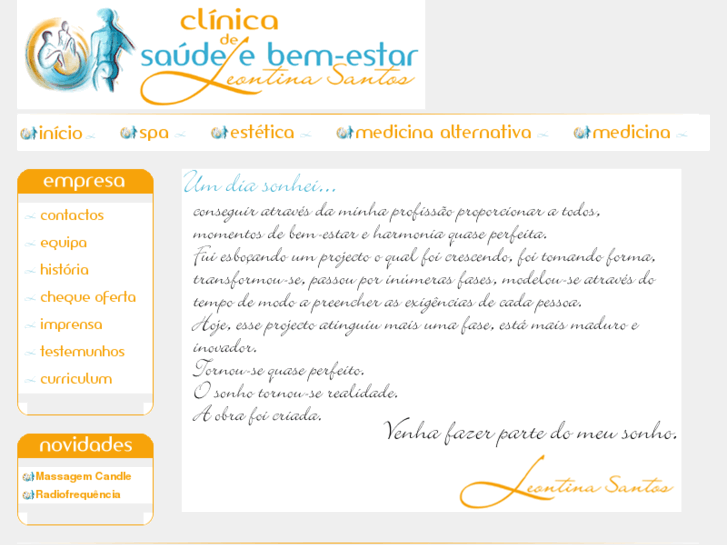 www.clinicaleontinasantos.com