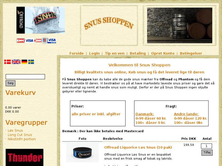 www.snusshoppen.dk