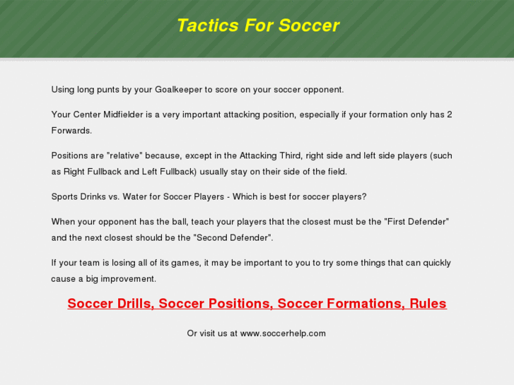 www.tacticsforsoccer.com