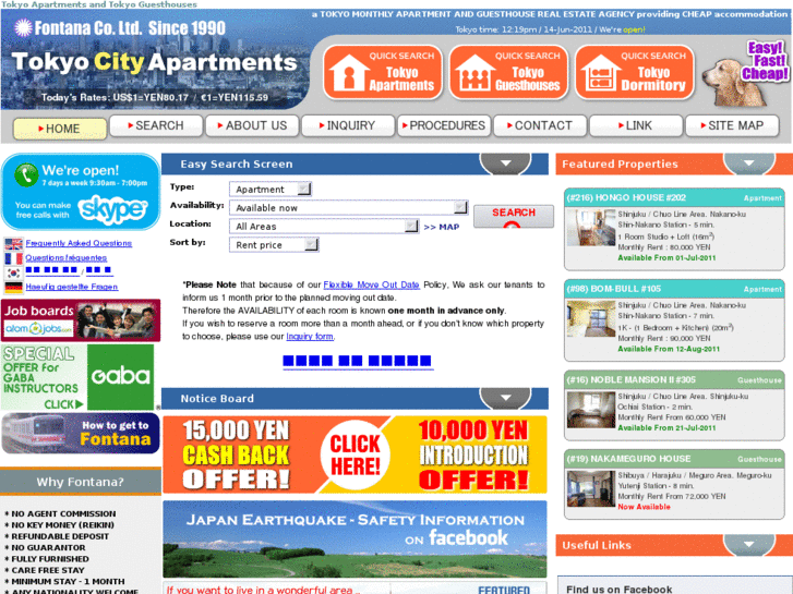 www.tokyocityapartments.com