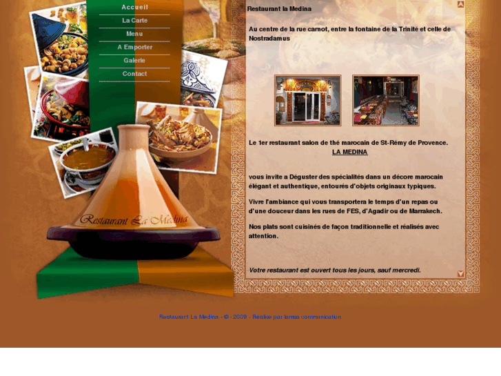 www.restaurantlamedina.com