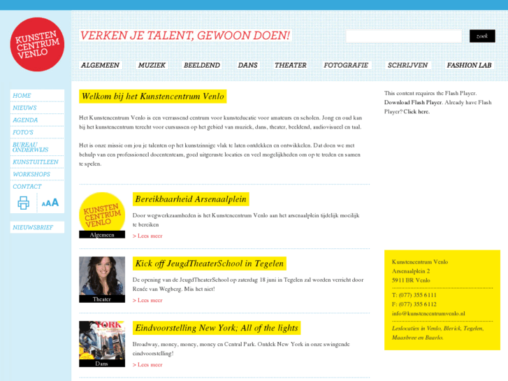 www.kunstencentrumvenlo.nl