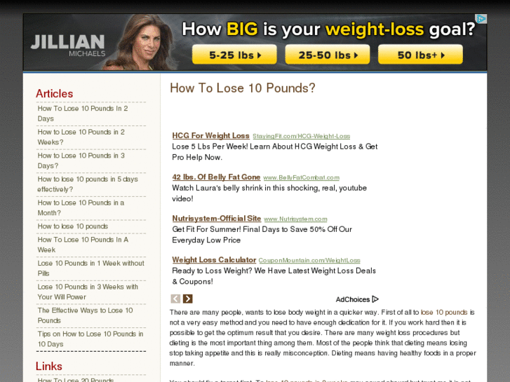 www.losetenpounds.org
