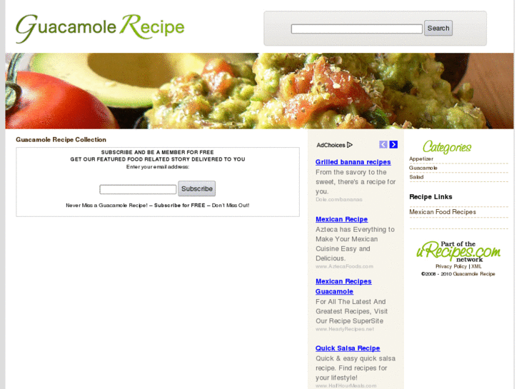 www.guacamolerecipe.org