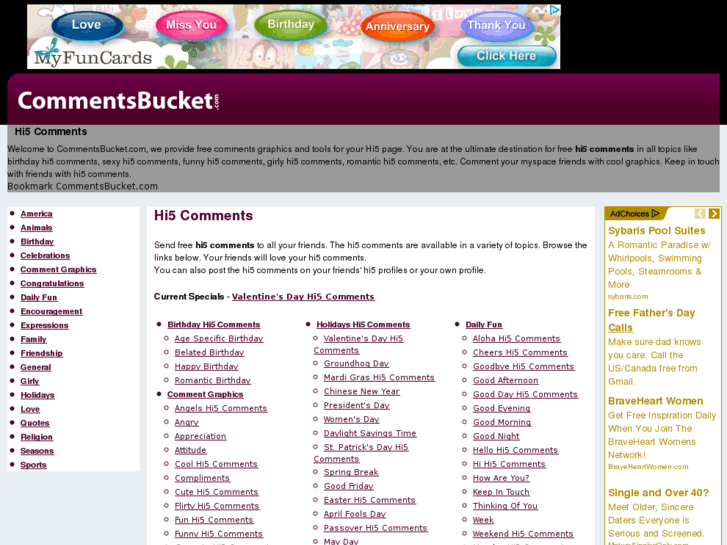 www.commentsbucket.com