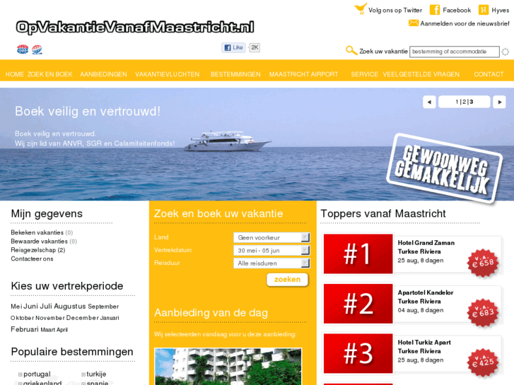 www.opvakantievanafmaastricht.nl