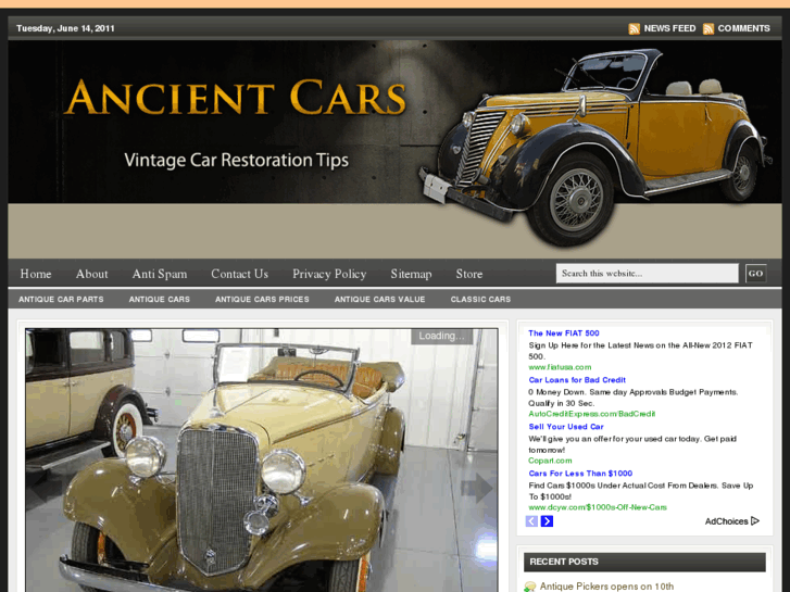 www.ancientcars.com