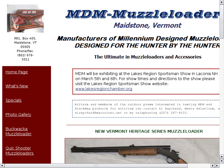 www.mdmmuzzleloaders.com