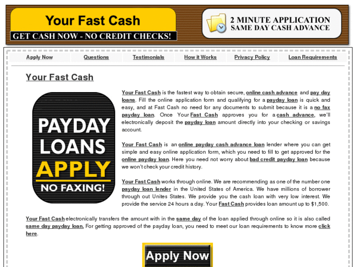 www.yourfastcash.net
