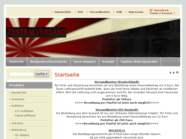 www.zentralversand.net