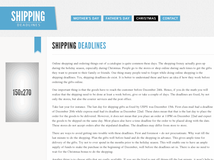 www.shippingdeadlines.com