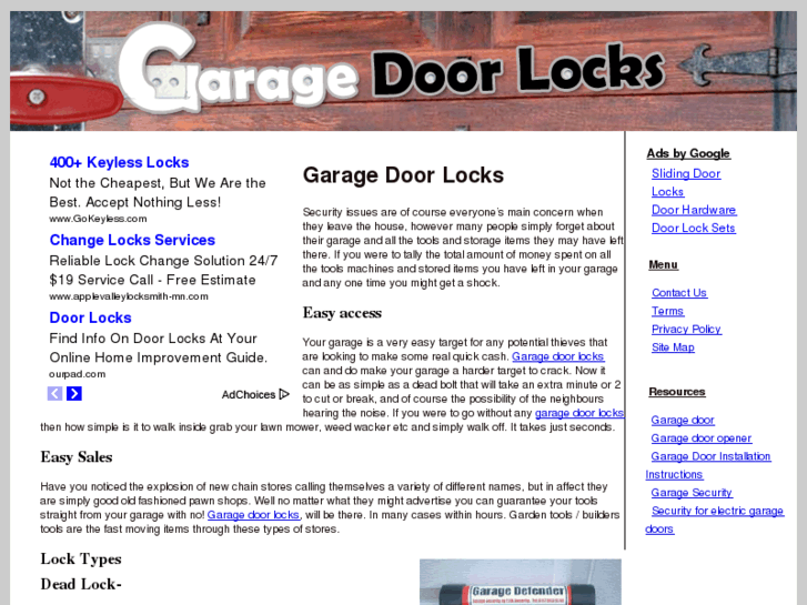 www.garagedoor-locks.com