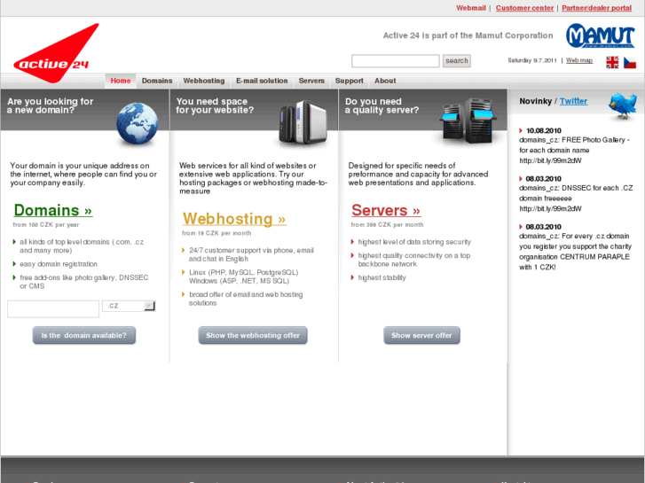 www.domains.cz