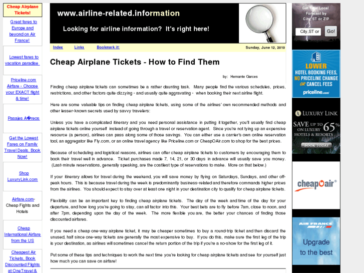 www.airline-related.info