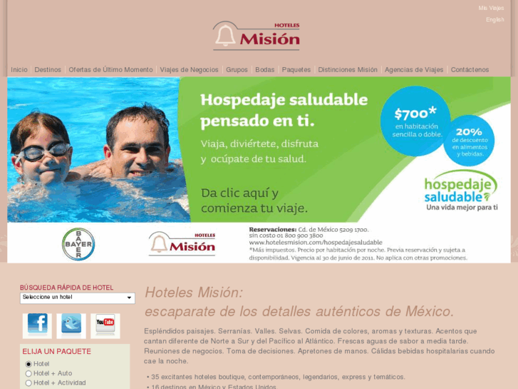 www.hotelesmision.com.mx