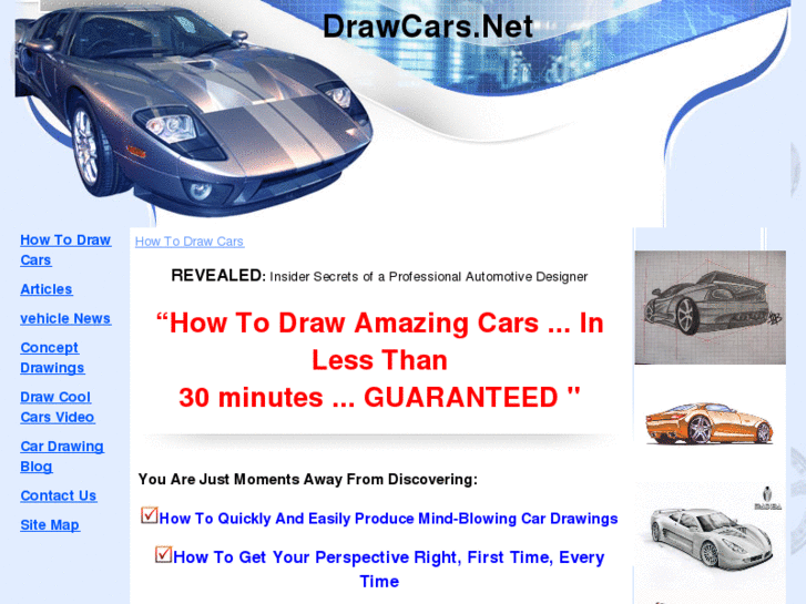 www.drawcars.net