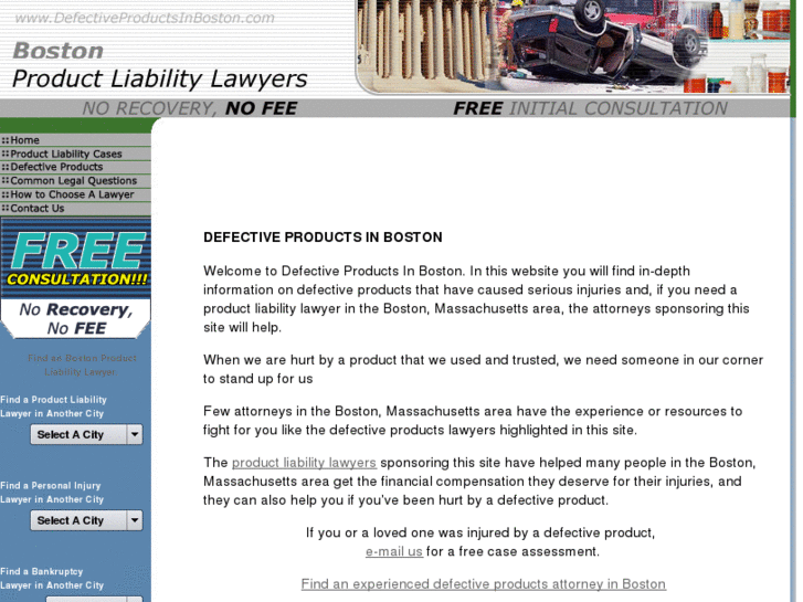 www.defectiveproductsinboston.com
