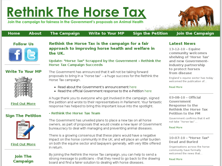 www.rethinkthehorsetax.org